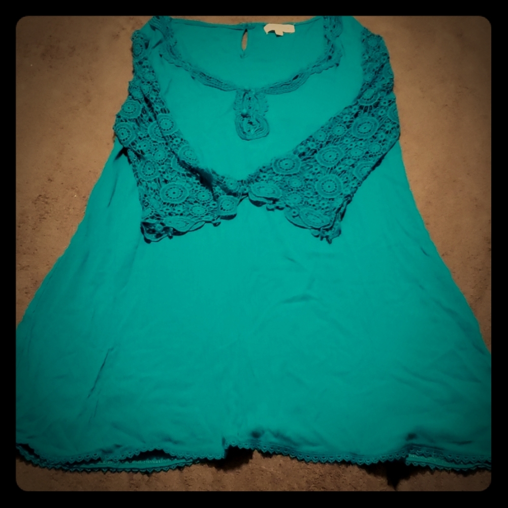 Teal Blouse